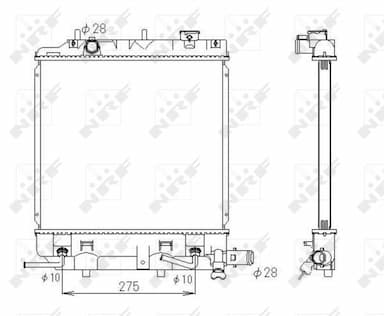 Radiators, Motora dzesēšanas sistēma NRF 53434 1