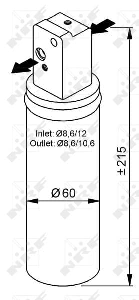 Sausinātājs, Kondicionieris NRF 33139 1