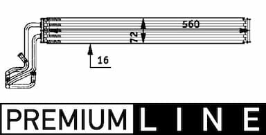 Eļļas radiators, Stūres vadība MAHLE CLC 51 000P 1