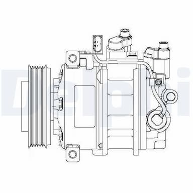 Kompresors, Gaisa kond. sistēma DELPHI CS20475 1