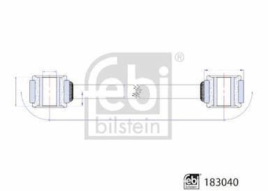 Stiepnis/Atsaite, Stabilizators FEBI BILSTEIN 183040 1