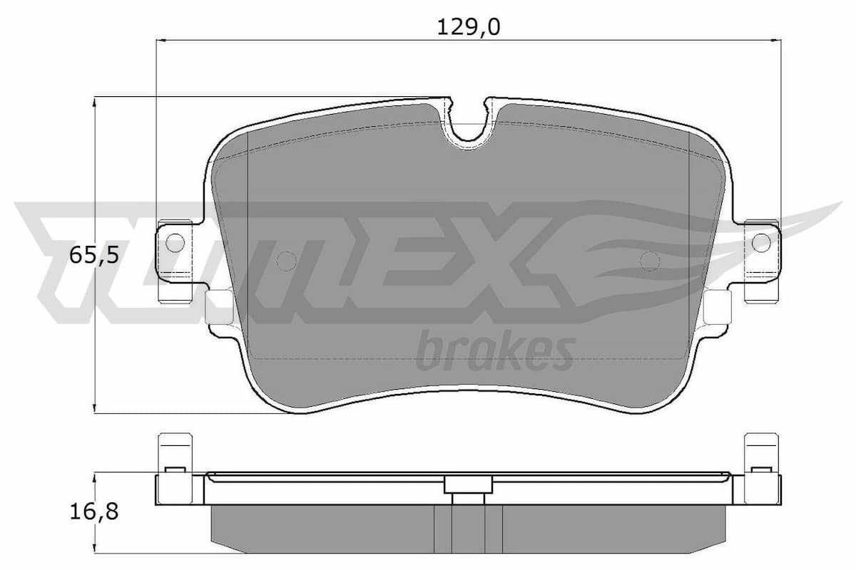 Bremžu uzliku kompl., Disku bremzes TOMEX Brakes TX 18-24 1