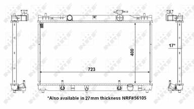 Radiators, Motora dzesēšanas sistēma NRF 53587 1