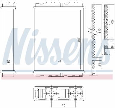 Siltummainis, Salona apsilde NISSENS 72050 6