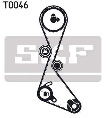 Zobsiksnas komplekts SKF VKMA 03305 2