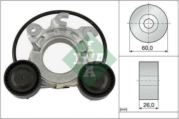 Siksnas spriegotājs, Ķīļsiksna Schaeffler INA 534 0858 10 1