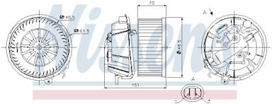 Salona ventilators NISSENS 87127 6