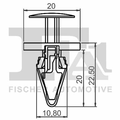 Moldings/aizsarguzlika FA1 12-20007.25 2