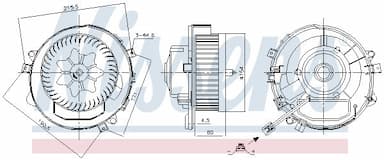 Salona ventilators NISSENS 87424 6