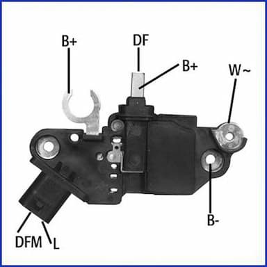 Ģeneratora sprieguma regulators HITACHI 130595 1