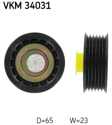 Parazīt-/Vadrullītis, Ķīļrievu siksna SKF VKM 34031 1