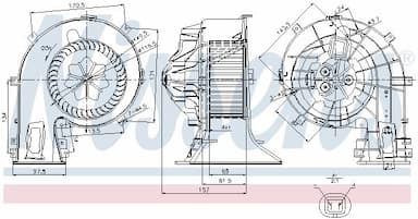 Salona ventilators NISSENS 87049 6