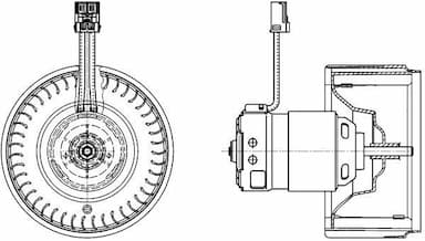 Salona ventilators MAHLE AB 71 000P 2