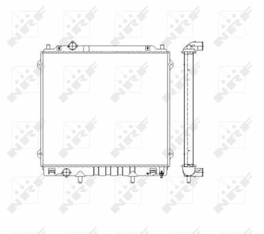 Radiators, Motora dzesēšanas sistēma NRF 53480 1