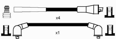 Augstsprieguma vadu komplekts NGK 8568 2