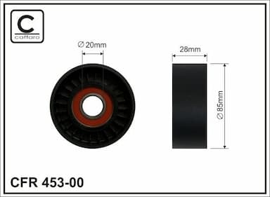 Parazīt-/Vadrullītis, Ķīļrievu siksna CAFFARO 453-00 1