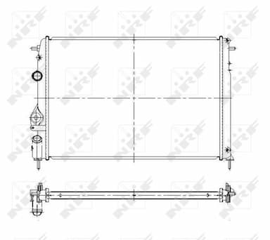 Radiators, Motora dzesēšanas sistēma NRF 58175 4