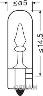 Kvēlspuldze ams-OSRAM 2721-02B 3