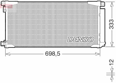 Kondensators, Gaisa kond. sistēma DENSO DCN50115 1