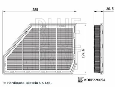 Gaisa filtrs BLUE PRINT ADBP220054 3