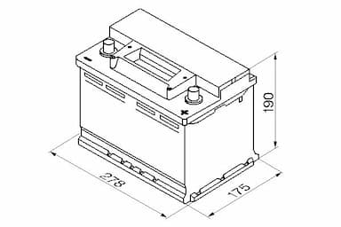 Startera akumulatoru baterija BOSCH 0 092 S30 080 6