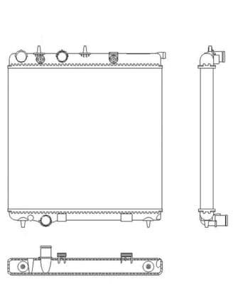 Radiators, Motora dzesēšanas sistēma MAHLE CR 2036 000S 2