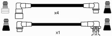 Augstsprieguma vadu komplekts NGK 8464 2