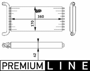 Siltummainis, Salona apsilde MAHLE AH 113 000P 1