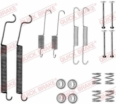 Piederumu komplekts, Bremžu loki QUICK BRAKE 105-0830 1