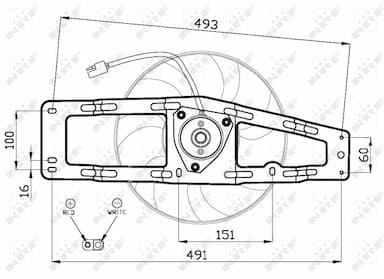 Ventilators, Motora dzesēšanas sistēma NRF 47476 3