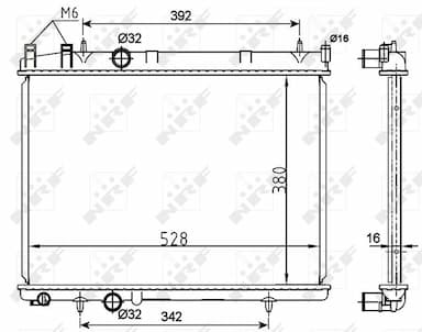 Radiators, Motora dzesēšanas sistēma NRF 53108 2