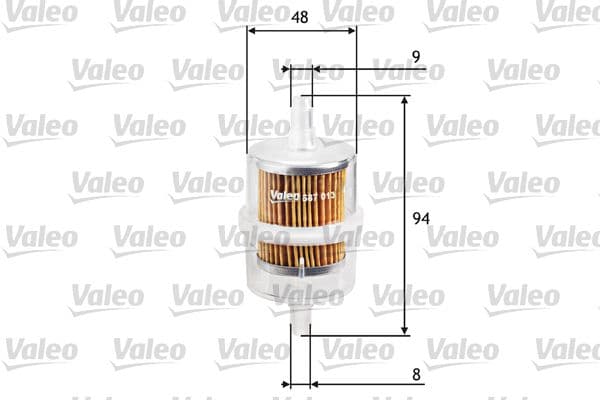 Degvielas filtrs VALEO 587013 1