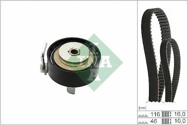 Zobsiksnas komplekts Schaeffler INA 530 0700 10 1