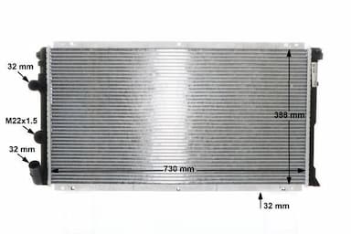 Radiators, Motora dzesēšanas sistēma MAHLE CR 204 000S 12