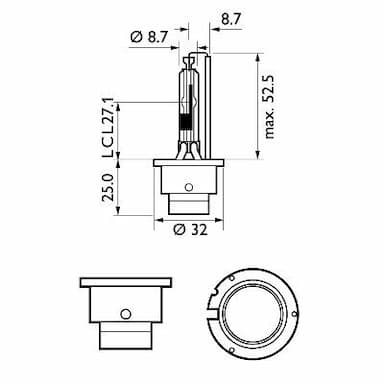 Kvēlspuldze PHILIPS 42406VIC1 3