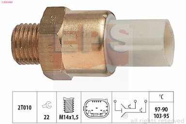 Termoslēdzis, Radiatora ventilators EPS 1.850.684 1