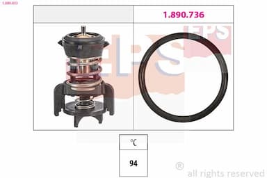 Termostats, Dzesēšanas šķidrums EPS 1.880.933 1