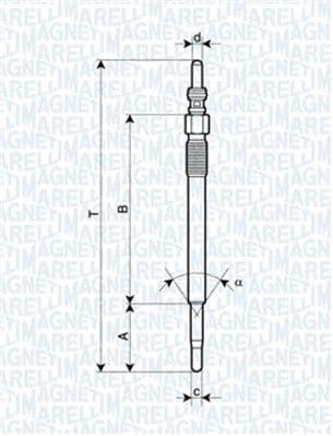 Kvēlsvece MAGNETI MARELLI 062900048304 1