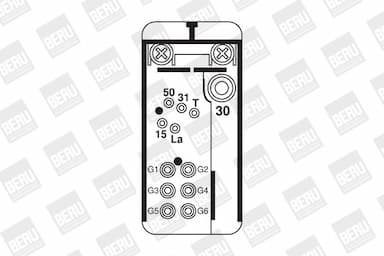 Relejs, Palaišanas iekārta BorgWarner (BERU) GR076 2