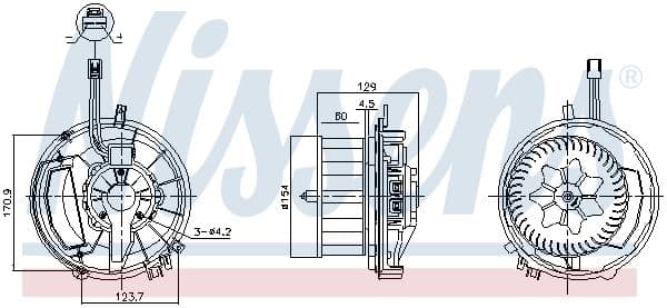 Salona ventilators NISSENS 87524 1