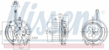 Salona ventilators NISSENS 87524 1