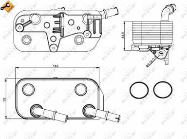 Eļļas radiators, Automātiskā pārnesumkārba NRF 31189 5