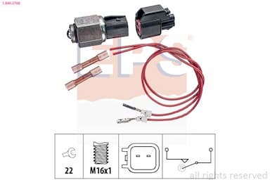 Slēdzis, Atpakaļgaitas signāla lukturis EPS 1.860.276K 1