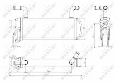 Radiators, Izplūdes gāzu recirkulācija NRF 48218 5