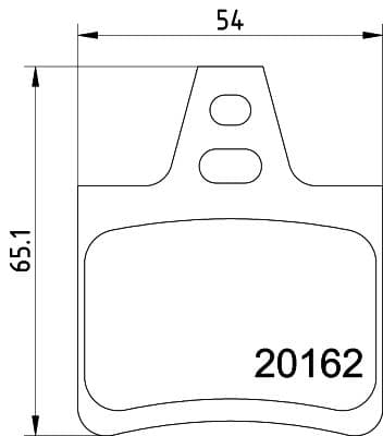 Bremžu uzliku kompl., Disku bremzes HELLA PAGID 8DB 355 019-011 1