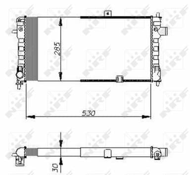 Radiators, Motora dzesēšanas sistēma NRF 58675 1