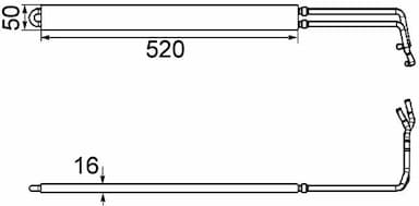 Eļļas radiators, Stūres vadība MAHLE CLC 103 000P 2