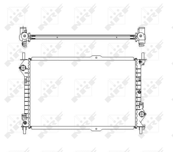 Radiators, Motora dzesēšanas sistēma NRF 54755 1