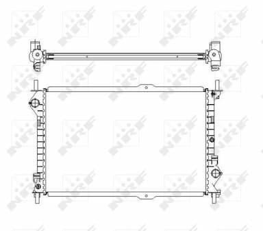 Radiators, Motora dzesēšanas sistēma NRF 54755 1