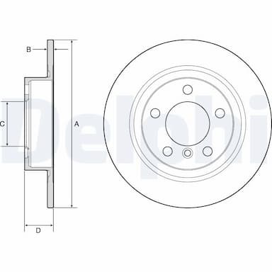 Bremžu diski DELPHI BG4916C 1